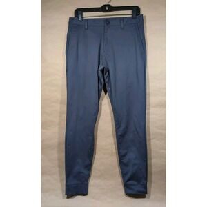 EUC RHONE‎ Commuter Pants Men's 30x28 Slim Ankle Zip Stretch Chino Golf Grey
